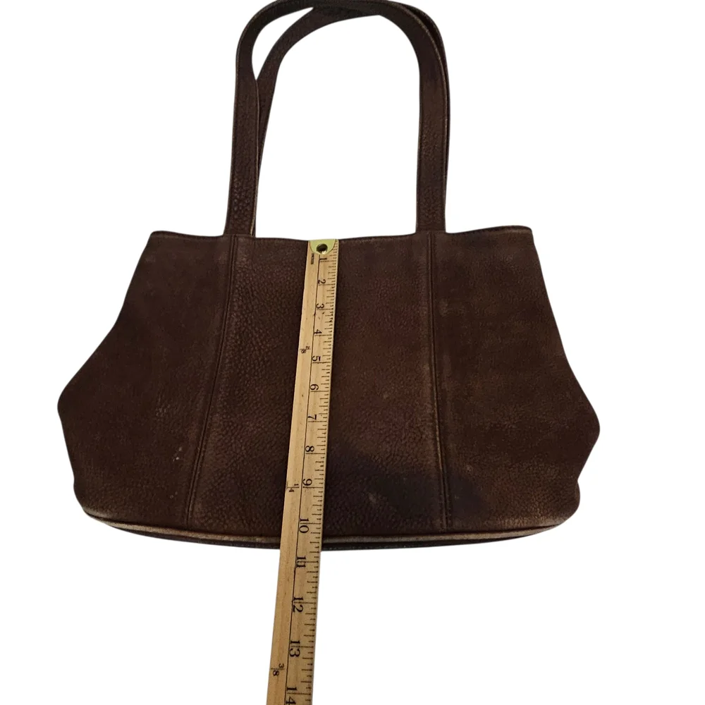 Vintage Coach Bag F5B-4942 Sonoma Tote Nubuck Leather Bag Brown - Picture 5 of 12